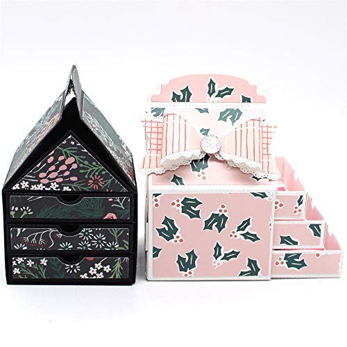 K.S. CRAFT KSCRAFT Milk Carton Box with Drawers Metal Cutting Dies Stencils for DIY Scrapbooking/Photo Album Decorative Embossing DIY Paper Cards - Image 1