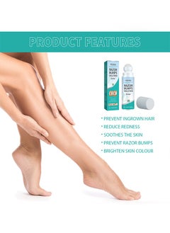 EELHOE Razor Bump Solution，Prevents Ingrown Hair  Reduce Dark Spot Reduce Redhess And Bumps，Hair Growth Inhibitor Safe and Gentle, Delay Hair Growth, No Black Spots，Roll-on 100ml  - Image 2
