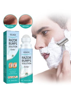 EELHOE Razor Bump Solution，Prevents Ingrown Hair  Reduce Dark Spot Reduce Redhess And Bumps，Hair Growth Inhibitor Safe and Gentle, Delay Hair Growth, No Black Spots，Roll-on 100ml  - Image 1
