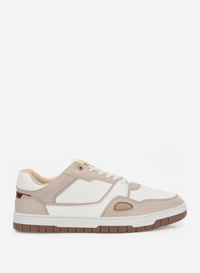 Styli Low Top Lace Up Court Sneakers