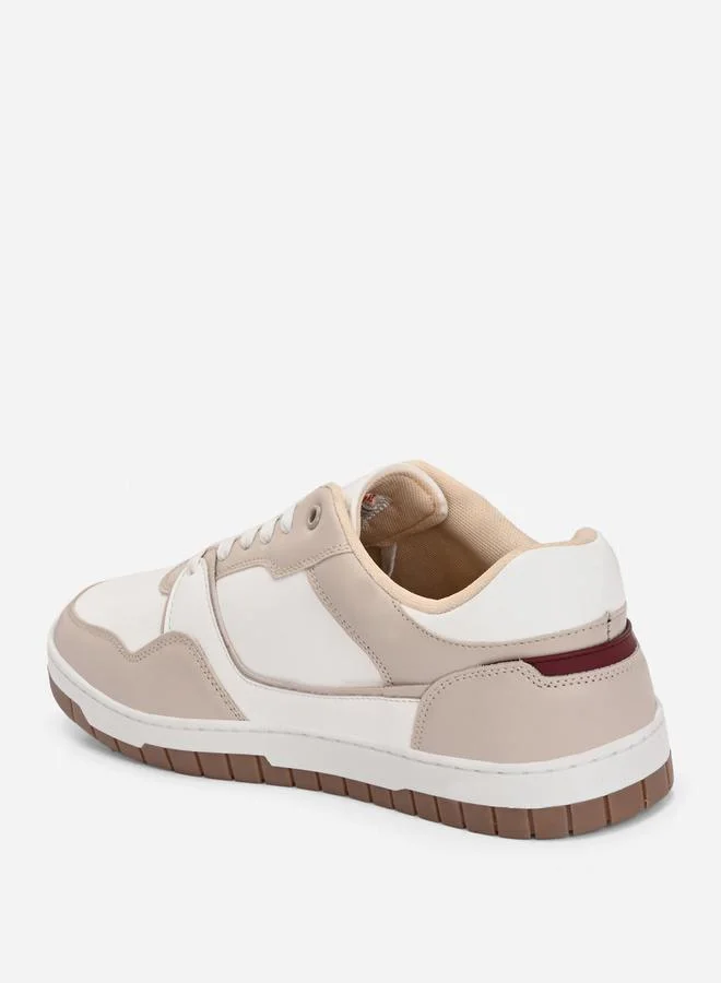 Styli Low Top Lace Up Court Sneakers
