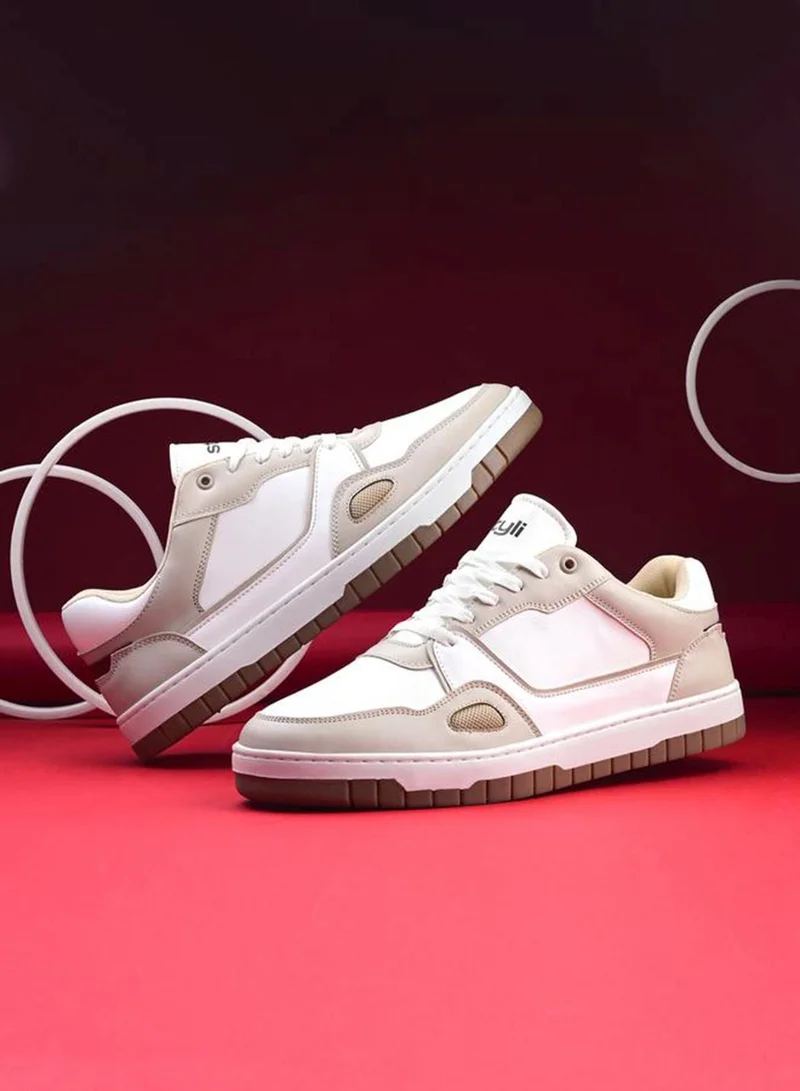 Styli Active Low Top Lace Up Court Sneakers