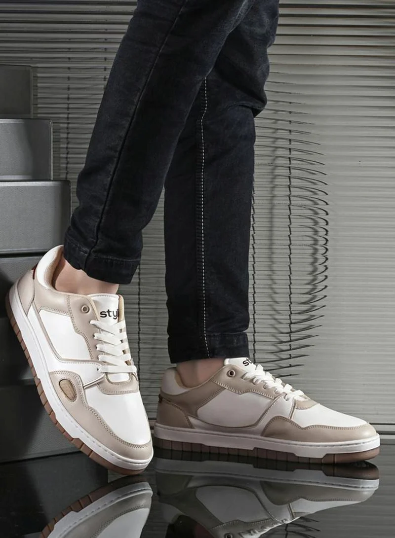 Styli Active Low Top Lace Up Court Sneakers