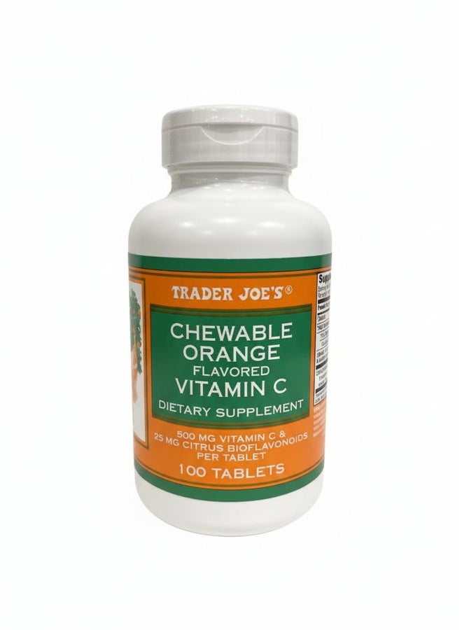 TJ's Trader Joe's Chewable Orange Flavored Vitamin C - Image 1