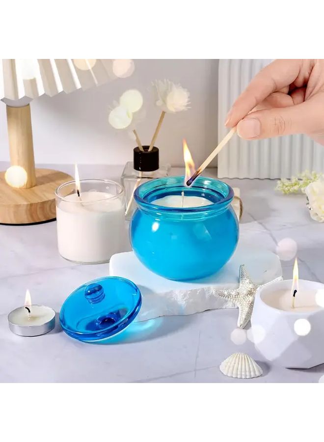 Milky Color Silicone Jar Mold With Lid For Epoxy Resin Casting Reusable DIY Jewelry Box - Image 3