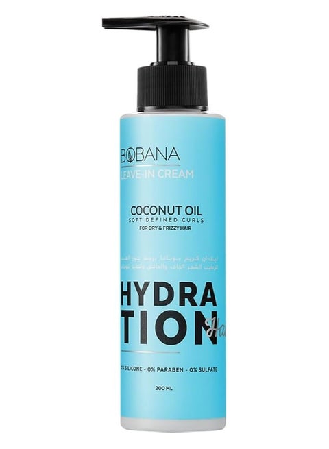 ليف ان كريم بوبانا بزيت جوز الهند لترطيب الشعر