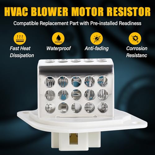 TAYATUO RU-353 HVAC Fan Blower Motor Resistor Compatible with 1997-2006 Jeep Wrangler, 1997-2001 Jeep Cherokee XJ & Jeep TJ - Replaces OE# RU353 RU1046 4864957 3A1101 CR158 Heater AC Resistor - Image 4