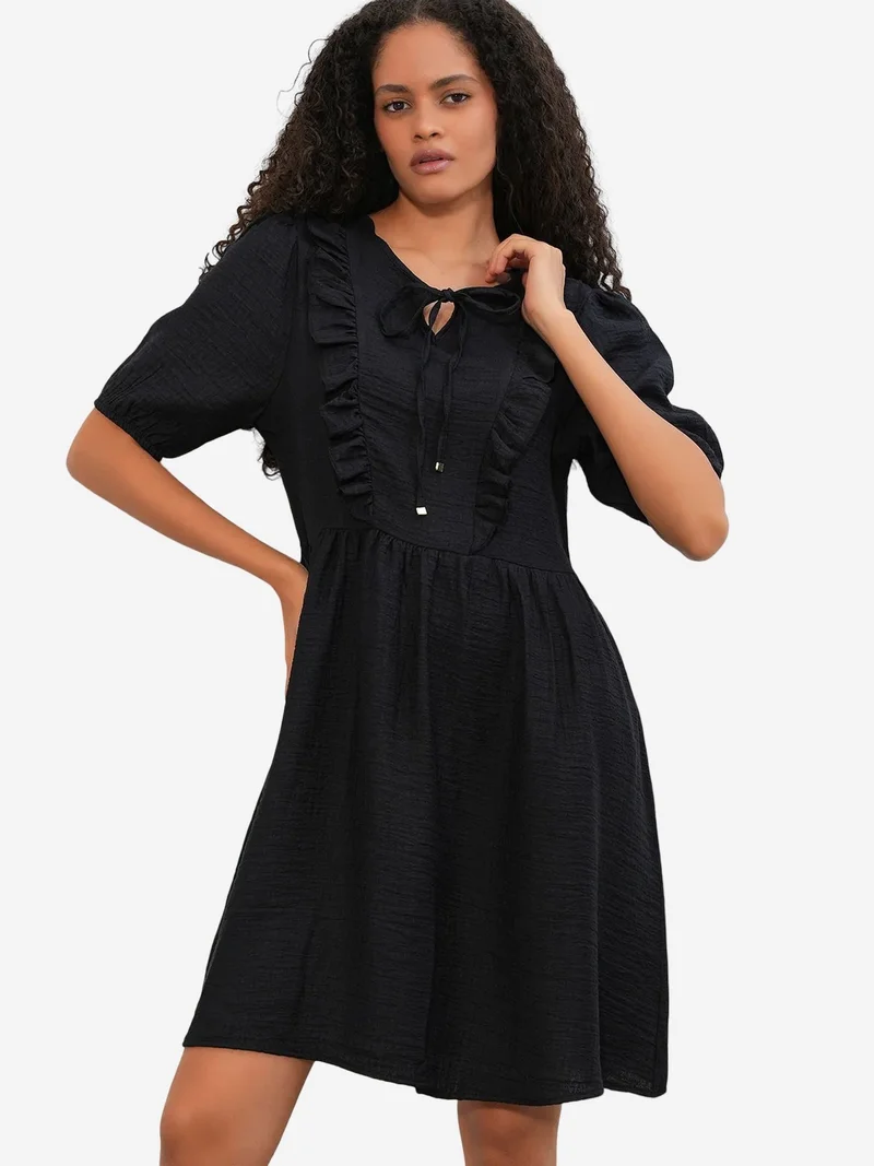 BIG DART BDART Women's A-line Mini Smock Dress