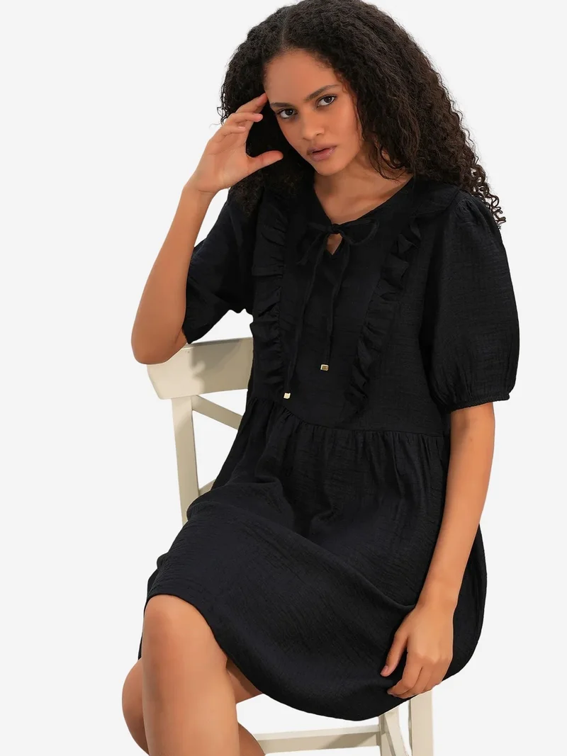BIG DART BDART Women's A-line Mini Smock Dress