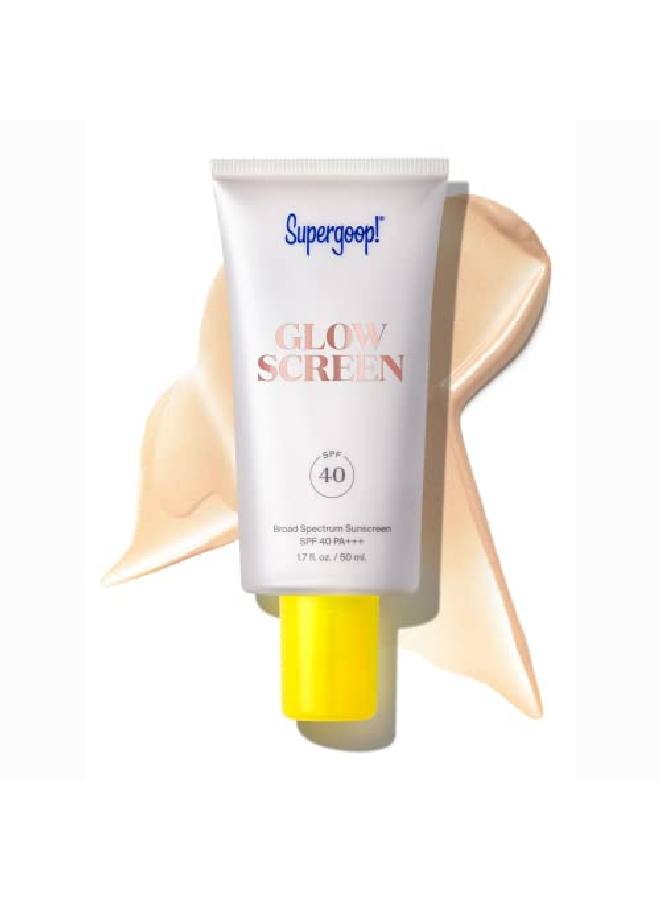 Supergoop! برايمر Glowscreen SPF 40 PA+++ 1.7 أونصة سائلة واقٍ من الشمس واسع الطيف - Image 2