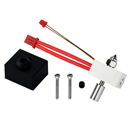 POLISI3D Sprite Extruder Heater Block Kit High Temperature 300℃ Titanium Heatbreak Plated Copper Nozzle Upgrades for Creality Ender 3 S1, Ender3 S1 Pro Plus, CR10 Smart Pro, Sermoon V1 3D Printer (300℃) - Image 1