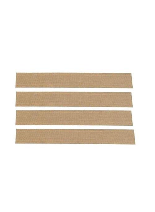 ZEGEL ZEGEL Teflon Heat Cloth for 8 inches Size Sealing Machine Brown and White Pack of 4  - Image 1