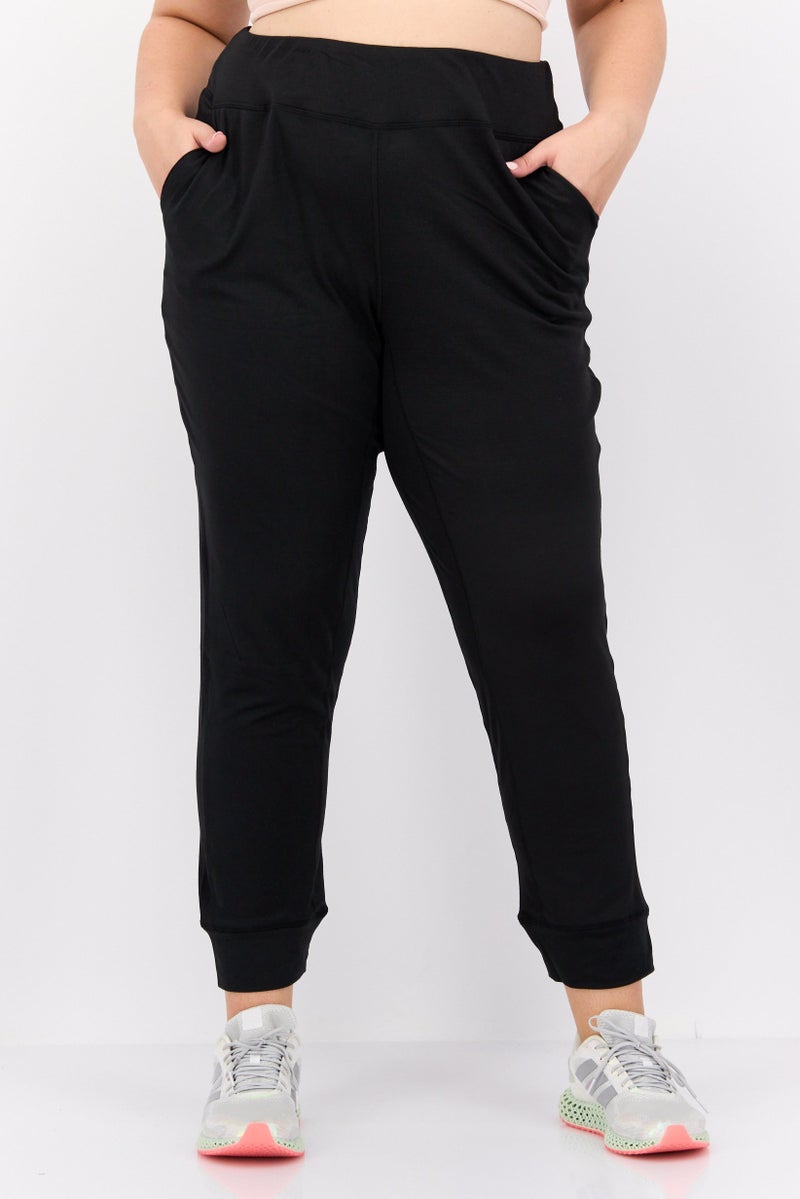 Jones New York Women Sportswear Fit Training Jogger Pants, Black  - Image 1