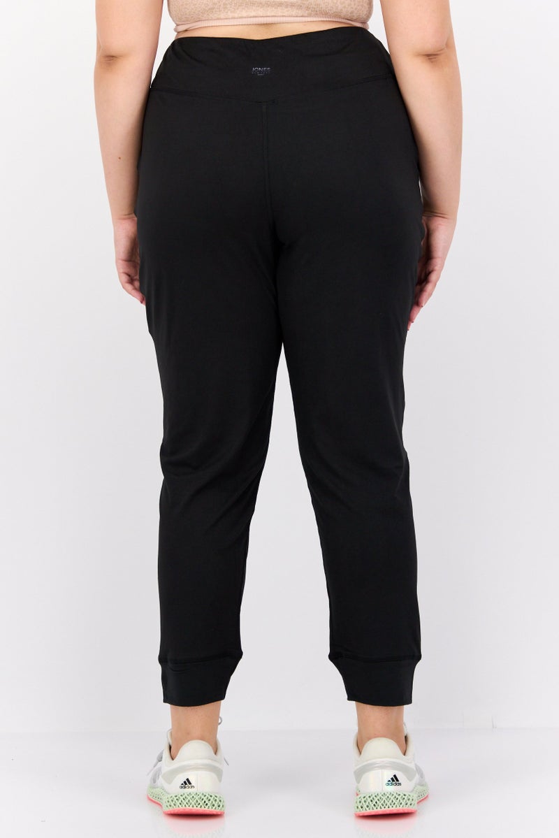 Jones New York Women Sportswear Fit Training Jogger Pants, Black  - Image 3