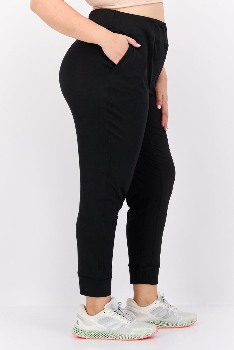 Jones New York Women Sportswear Fit Training Jogger Pants, Black  - Image 2