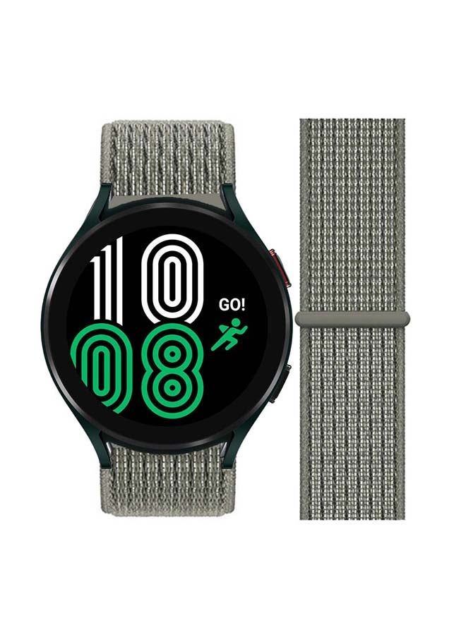vesus Replacement Nylon Loop Band 20mm For Samsung Galaxy Watch4 40/44mm Spruce Fog