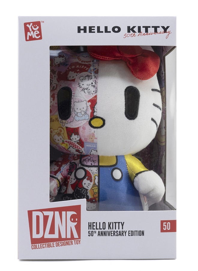 YuMe تمثال محشو سانريو DZNR هالو كيتي إصدار الذكرى الخمسين 18 سم - Image 2