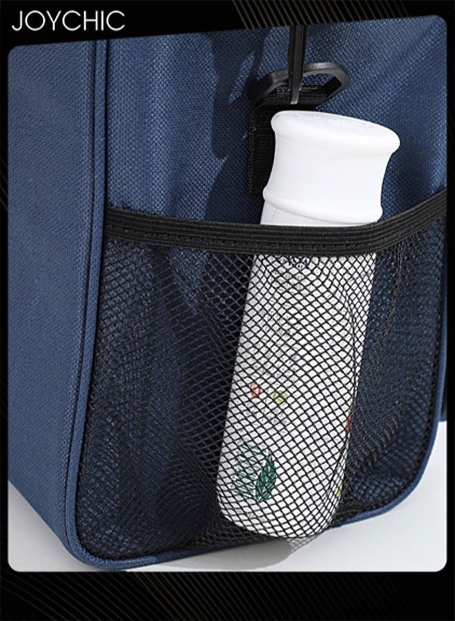 Joychic حقيبة طعام عازلة للحرارة بتصميم صلب بسعة كبيرة مضادة للتلوث وقابلة لإعادة الاستخدام مع حزام مقبض للمدرسة أو المكتب أو العمل أو السفر أو الأنشطة الخارجية - Image 3