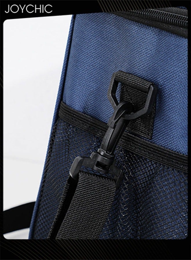 Joychic حقيبة طعام عازلة للحرارة بتصميم صلب بسعة كبيرة مضادة للتلوث وقابلة لإعادة الاستخدام مع حزام مقبض للمدرسة أو المكتب أو العمل أو السفر أو الأنشطة الخارجية - Image 4