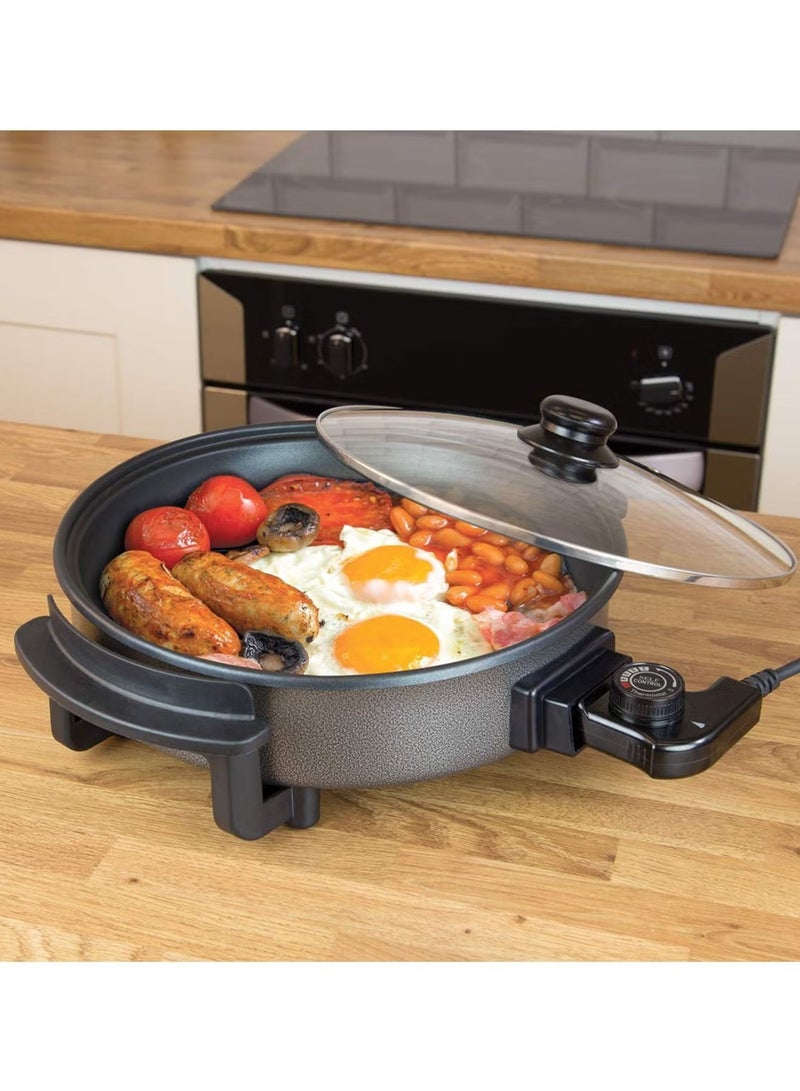 Multifunctional baker, pizza maker and food cooker, size 36 cm, power 1500 watts - Image 3