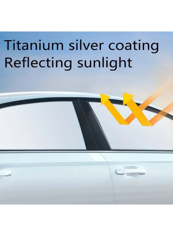Magnetic Car Sunshade Side Shield 1pcs After Window Blackout Heat Insulation Curtain - Image 1