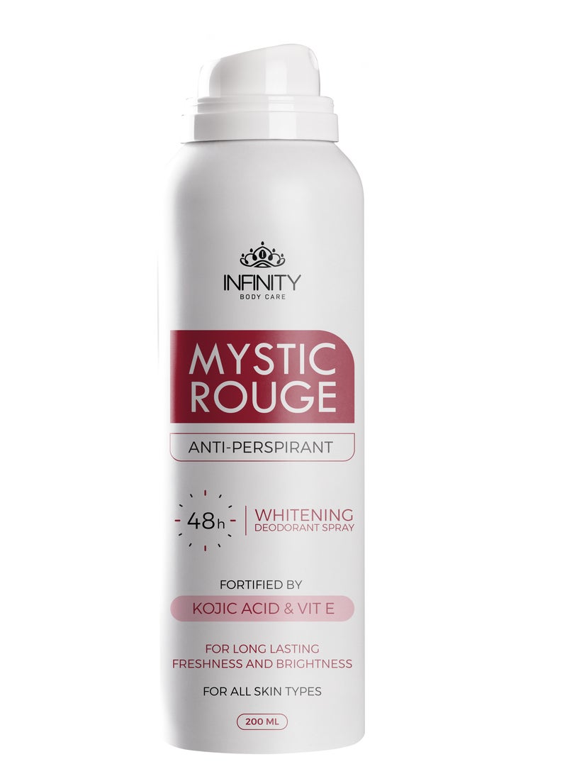 Infinity Infinity Deodorant Spray Anti-Perspirant Mystic Rouge 200 ml