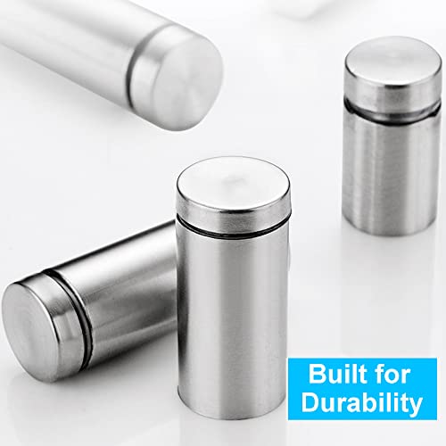MTRSOCHO Standoff Screws for Acrylic 1x2 Inches Stainless Steel Sign Standoff Wall Mounts for Hanging Acrylic Picture Frame, 8 Pack - Image 2