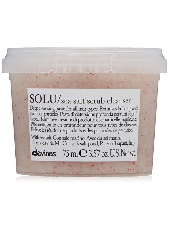Davines منظف مقشر ملح البحر سولو 3.57 أونصة (عبوة من 1) - Image 1