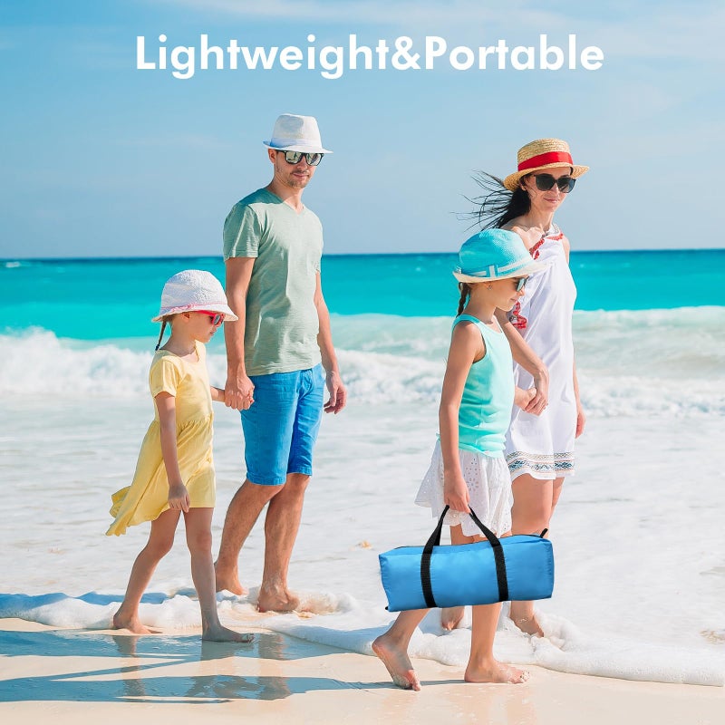 Etto Beach Tent, Portable Sun Shelter for 2/3/4/6-8 Person with UPF 50+ UV Protection, Easy Setup Waterproof Beach Shade Canopy Cabana for Family Outdoor and Picnics, Fishing with Carrying Bag - Image 2