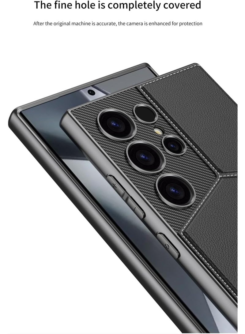 S24 Ultra Case,for  with Wallet, Leather Cardbag Case, Kickstand Card Holder Slots Magnetic Back Flip Folio Protective Cover for Women and Men - Image 3