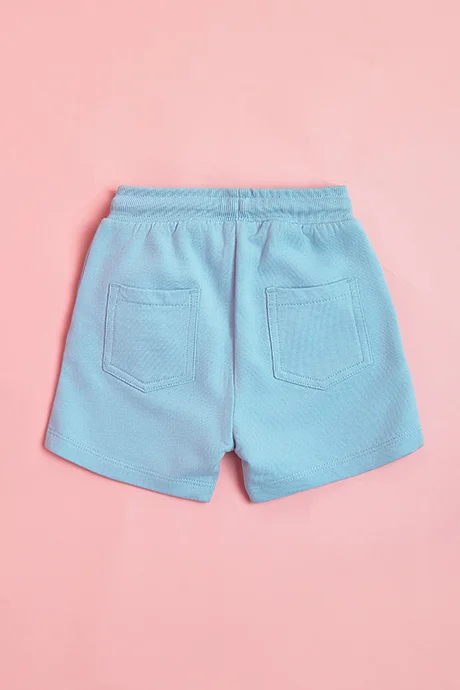 أر أند بي Embroidered Shorts with Drawstring Waist