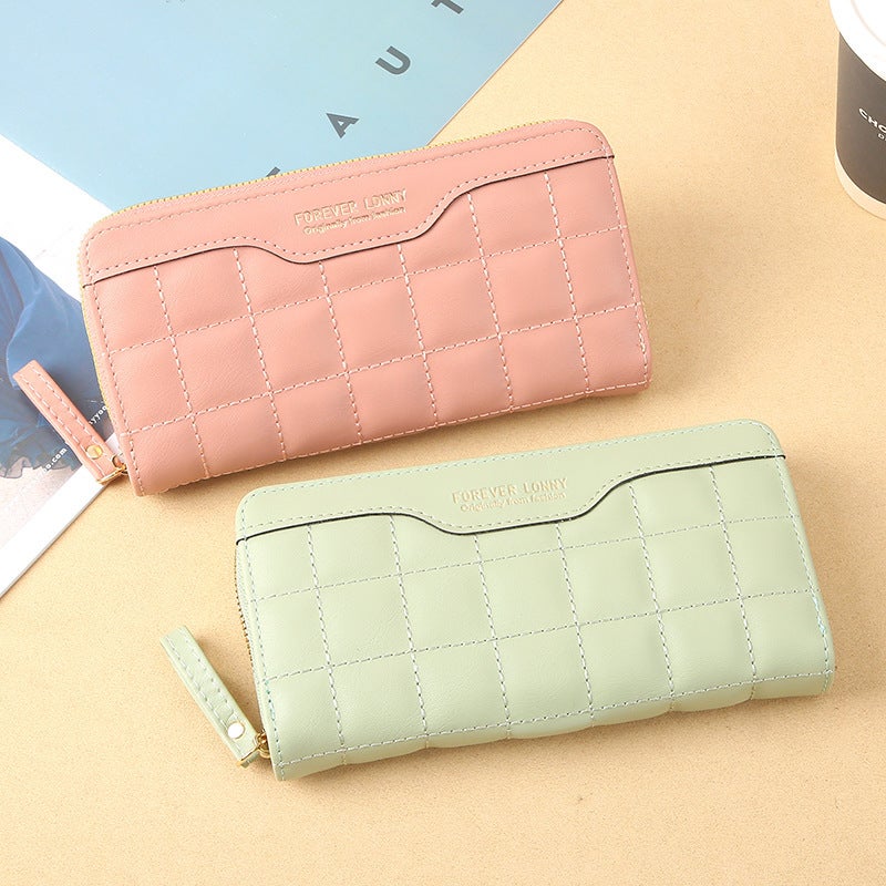 Multifunctional Solid Color PU Leather Wallet, RFID Blocking Design Portable Daily Storage Purse for Cards Cash Coin Business Use - Image 2