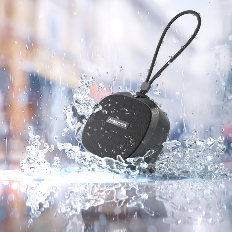 Aheadthink Bluetooth Speaker, Portable Wireless, IPX5 Waterproof Speaker, Bluetooth 5, RGB Color Lights, Loud Stereo Sound, Bass, TWS Pairing, Suitable for Party, Home, Outdoor Use for Long Time Playing. - Image 3