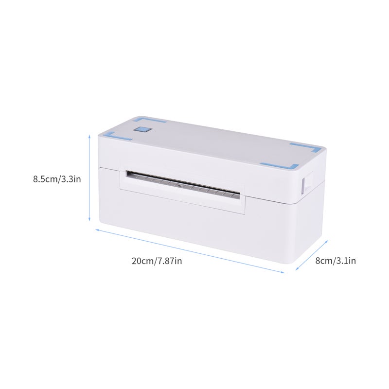 صانع الملصقات طابعة ملصقات الشحن مقاس 4x6 - طابعة الكل في واحد متوافقة مع Shopify Etsy eBay UPS USPS DHL FedEx - سرعة طباعة سريعة 180 مم/ثانية للمستودع والمكتب المنزلي - Image 4