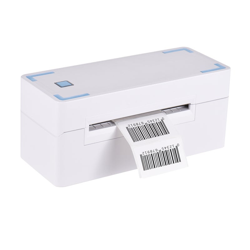 صانع الملصقات طابعة ملصقات الشحن مقاس 4x6 - طابعة الكل في واحد متوافقة مع Shopify Etsy eBay UPS USPS DHL FedEx - سرعة طباعة سريعة 180 مم/ثانية للمستودع والمكتب المنزلي - Image 1