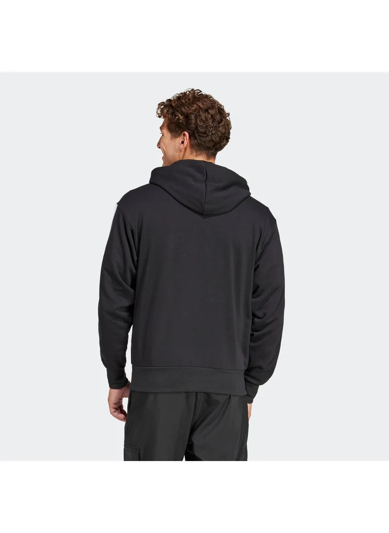 Adidas Essentials Three Stripes French Terry Hoodie