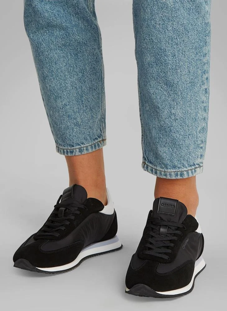 CALVIN KLEIN LACE UP RUNNER TRAINERS