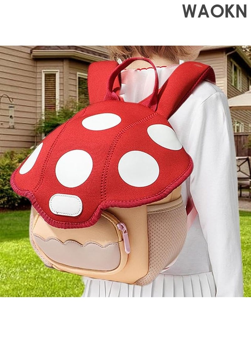 WAOKN Kids Travel Backpacks - Adorable Cute Toddler Backpack for Boys & Girls | Large Capacity Cartoon School Bag for Preschool Children Ages 3-6, Lightweight Waterproof Daypack for Outdoor Adventures, Daycare, Umbrella, Snacks & Toys - Image 5