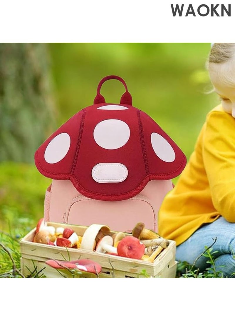 WAOKN Kids Travel Backpacks - Adorable Cute Toddler Backpack for Boys & Girls | Large Capacity Cartoon School Bag for Preschool Children Ages 3-6, Lightweight Waterproof Daypack for Outdoor Adventures, Daycare, Umbrella, Snacks & Toys - Image 4