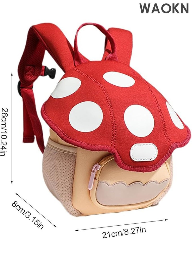 WAOKN Kids Travel Backpacks - Adorable Cute Toddler Backpack for Boys & Girls | Large Capacity Cartoon School Bag for Preschool Children Ages 3-6, Lightweight Waterproof Daypack for Outdoor Adventures, Daycare, Umbrella, Snacks & Toys - Image 2