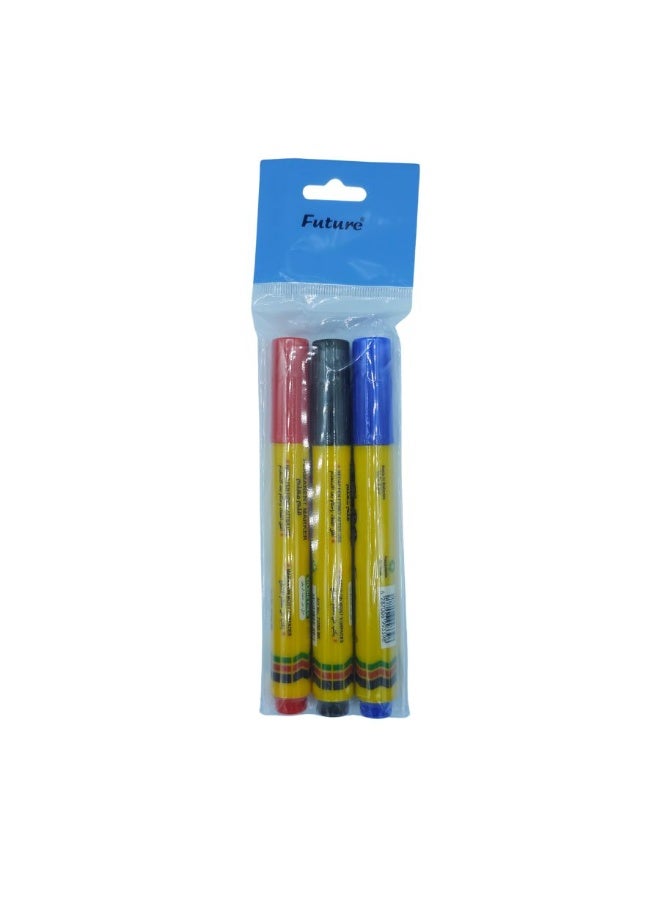 فيوتشر - طقم اقلام معلم 3 حبات 90 ,  4.0مم - Image 2