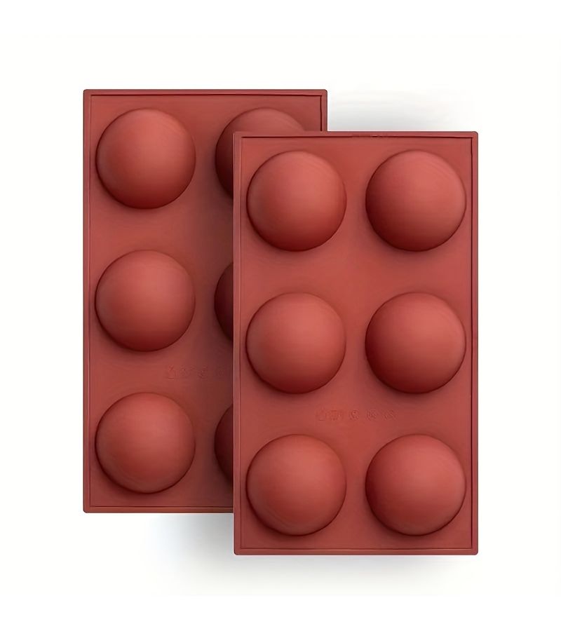 2pcs Silicone Molds Nonstick Dome Baking for Hot Chocolate Bombs Cakes - Image 1
