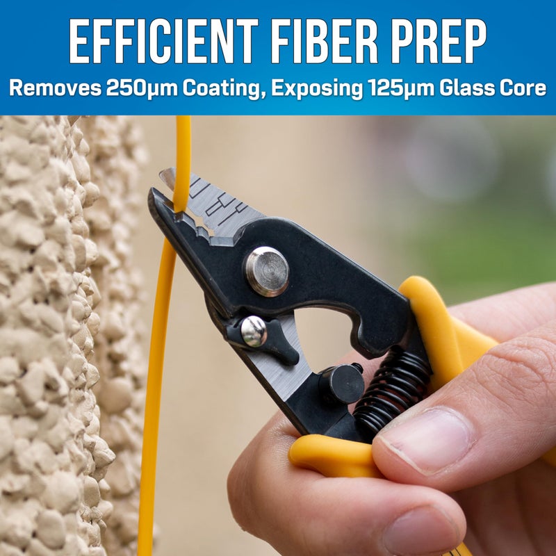 Jonard Tools TK-350 Fiber Optic Stripper & Kevlar Shears Kit â€“ Featuring Molded Pouch to Securely Hold 3 Hole Fiber Stripper and Kevlar Cutting Shears â€“ Ideal for Fiber Technicians - Image 5