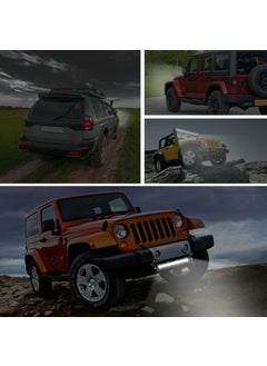 Techmaster 144W 48 LED Single Row Offroad Diffuser Daytime Running Light Lamp Projector  - Image 5