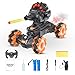 BOKSIYUR Rc Car Shoot SoftBulletFits for Nerf Remote Control Hand Gesture Stunt Drift Truck 360Rotating Battle Tanks with Soft Bullets Water Bomb Spray Music Led Toy GiftsOrange - Image 2