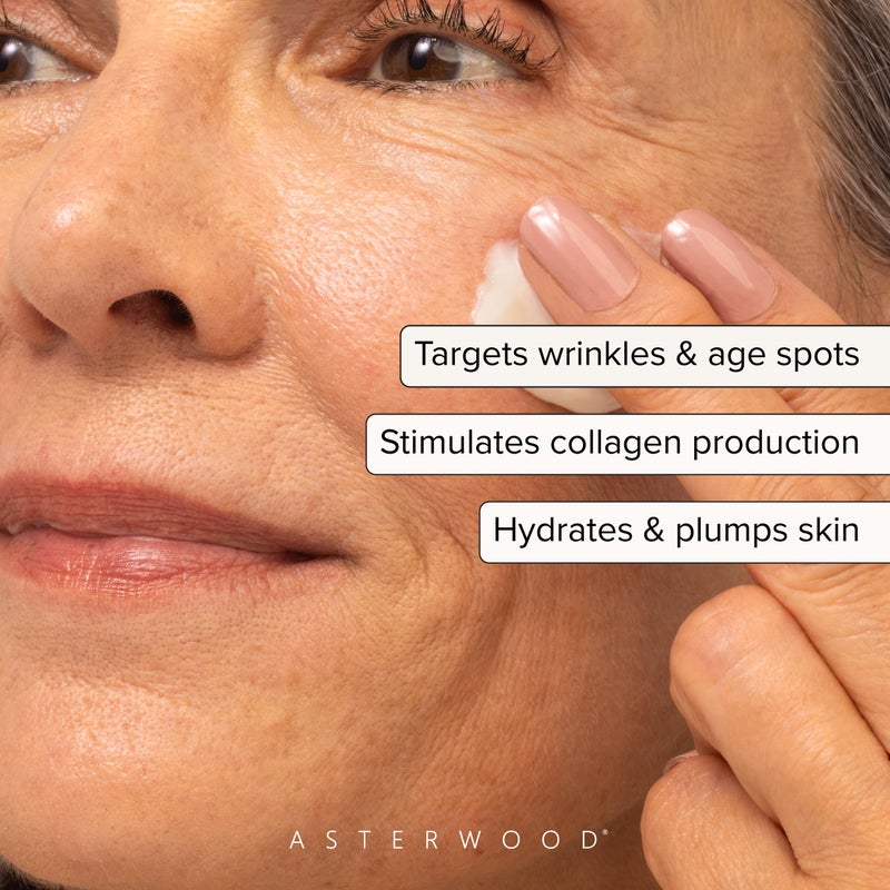 Asterwood Matrixyl 3000, Argireline Peptide, Vitamin C Cream - Triple Repair - with Hyaluronic Acid - Anti-Aging, Wrinkle Reducing, Hydrating - Fragrance-Free - 1.7 Fl Oz - Image 2