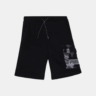 PUMA Kids' Alpha Cargo Sweat Shorts