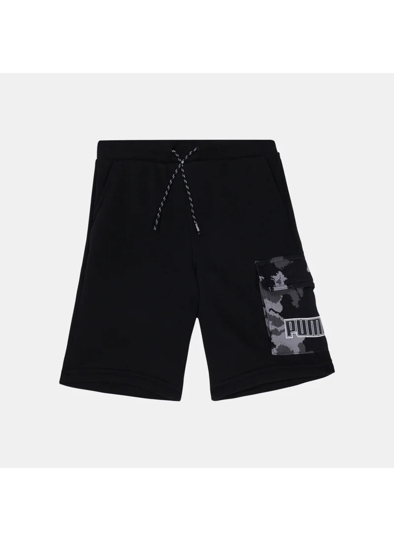 PUMA Kids' Alpha Cargo Sweat Shorts