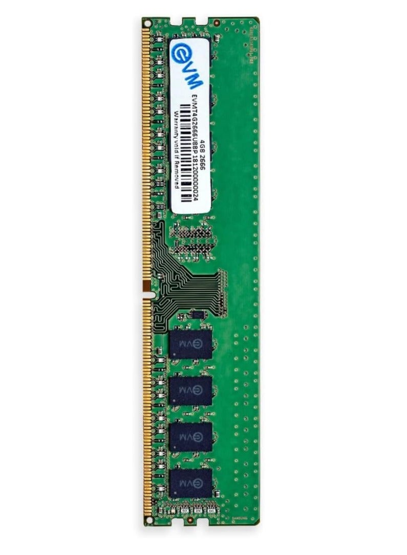 4GB DDR4 2666MHz Long DIMM Desktop RAM Memory (EVMT4G2666U88P) - Image 1