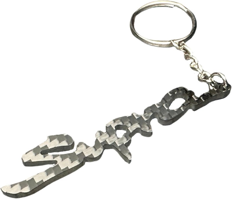 Pro Spec Imports Carbon Fibre Keychain for Toyota Supra - Image 1